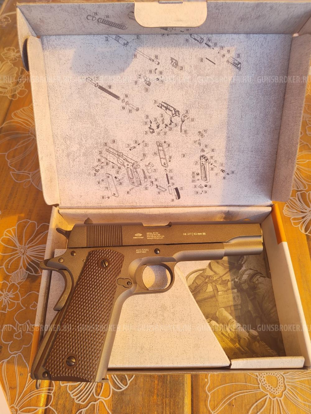 пневматический пистолет Gletcher CLT 1911 