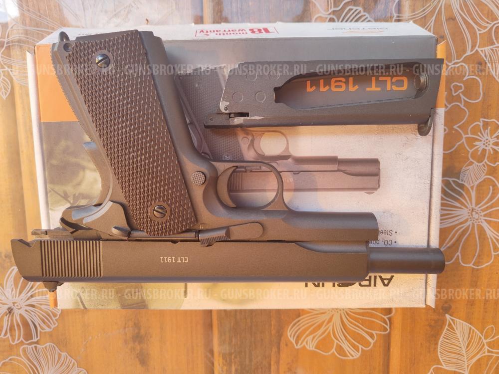 пневматический пистолет Gletcher CLT 1911 