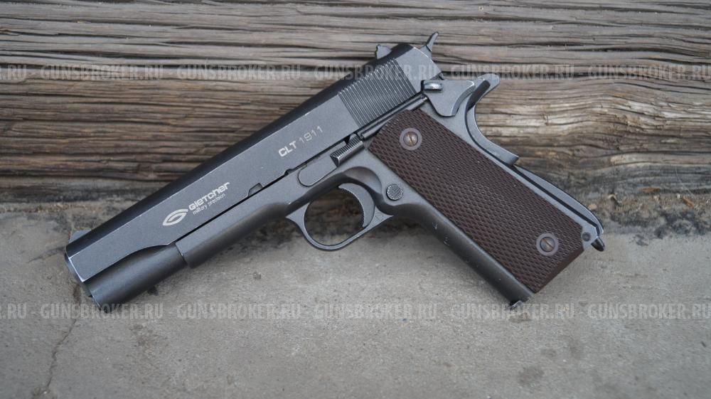 Пневматический пистолет Gletcher CLT1911