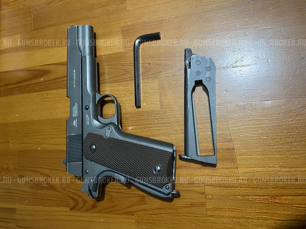 Пневматический пистолет Gletcher Colt 1911
