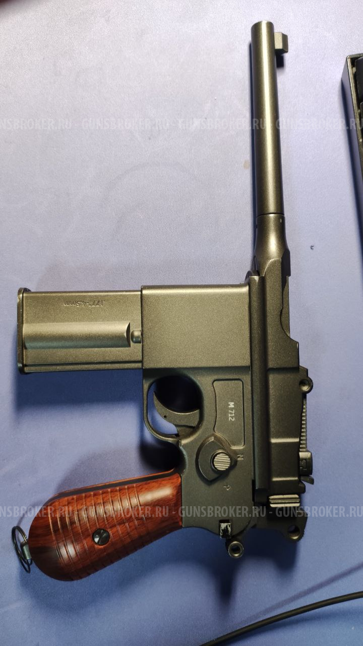 Пневматический пистолет Gletcher M712 (Mauser)