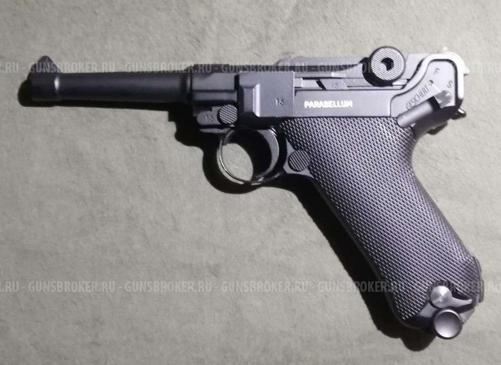 Пневматический пистолет GLETCHER P-08 Parabellum