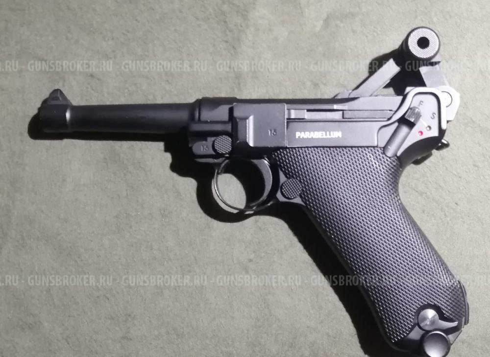 Пневматический пистолет GLETCHER P-08 Parabellum