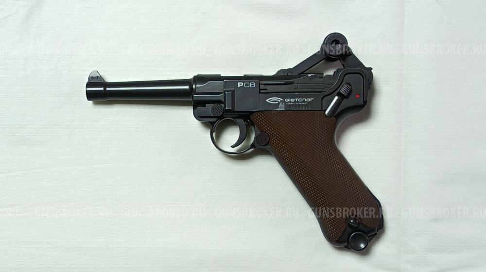 Пневматический пистолет Gletcher P08 4,5 мм