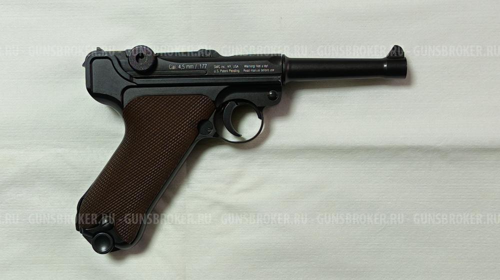 Пневматический пистолет Gletcher P08 4,5 мм