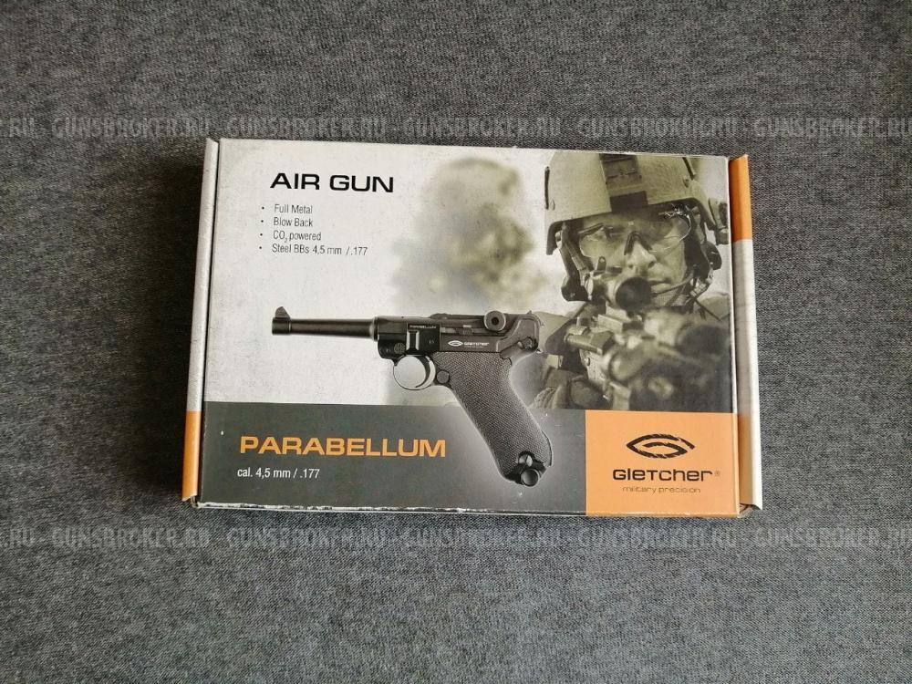 Пневматический пистолет Gletcher Parabellum (Blowback)