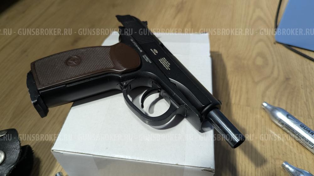 Пневматический пистолет Gletcher PM 1951, Макаров blowbac