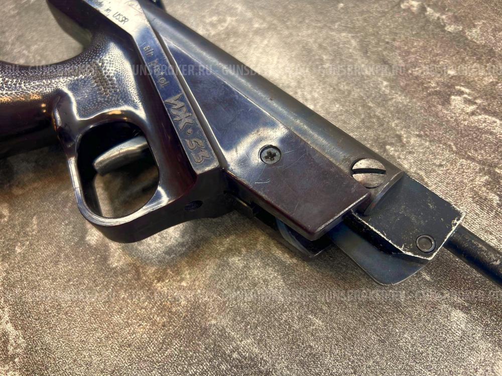 Пневматический пистолет ИЖ-53 (3 Дж, пули, переломка, made in СССР, 1992 год) 4,5 мм