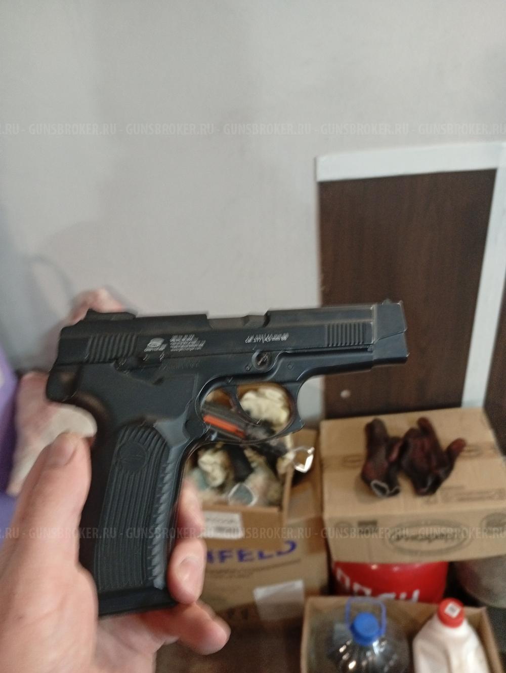 Пневматический пистолет иж мр 654к