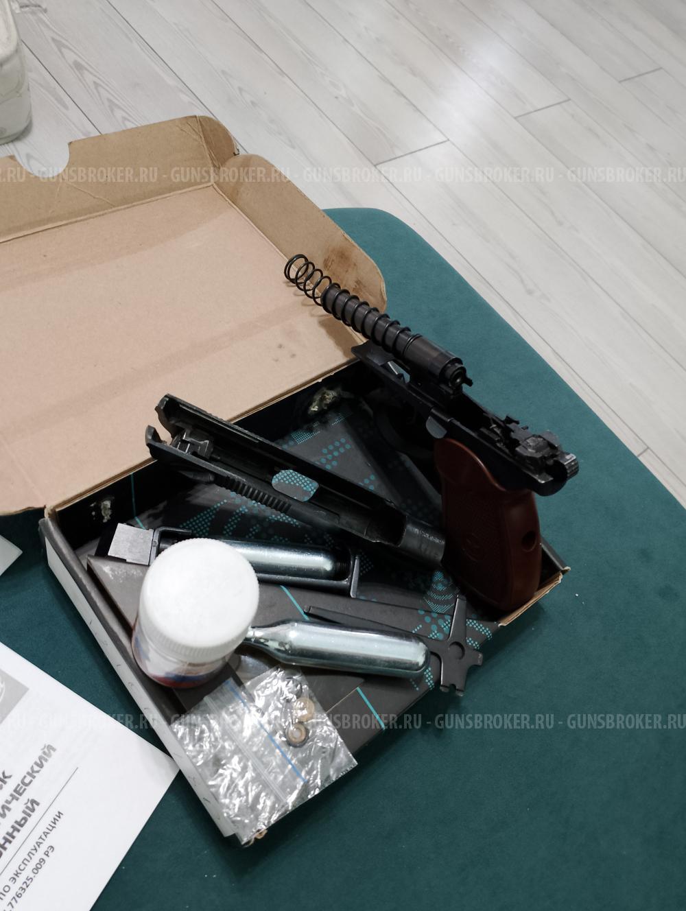 Пневматический пистолет makarov Байкал мр-654к