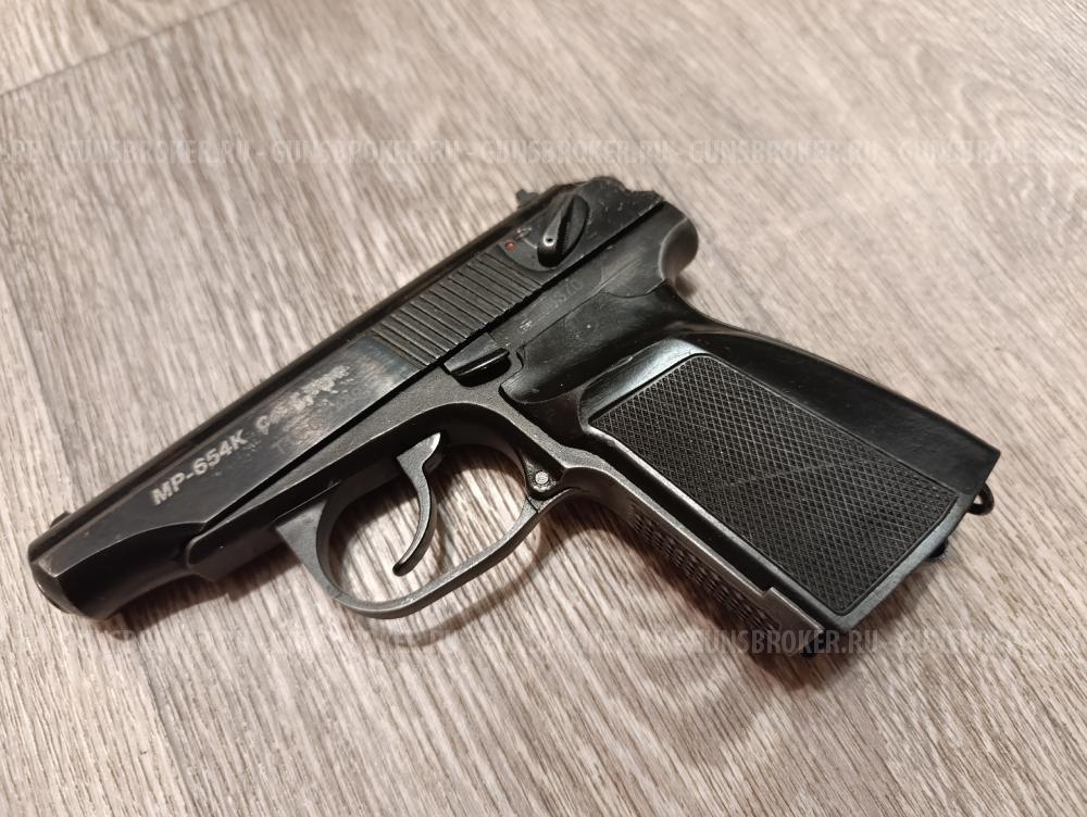 Пневматический пистолет MP-654K до 3Дж ранний с зацепом