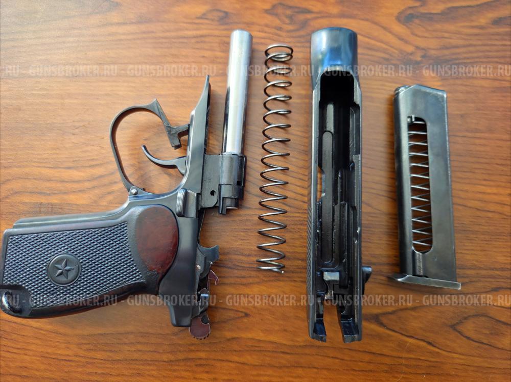 Пневматический пистолет MP-654К, Пряморамочный, 1954 год. 32 серия. Baikal