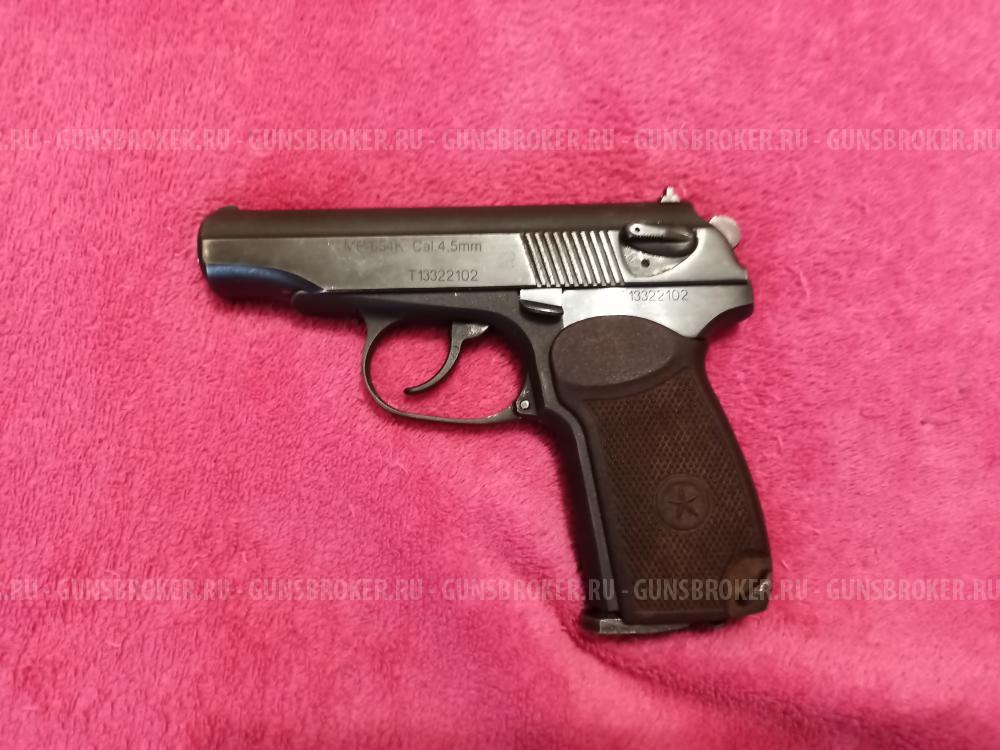 Пневматический пистолет MP654k. 32   ,КСПОИ