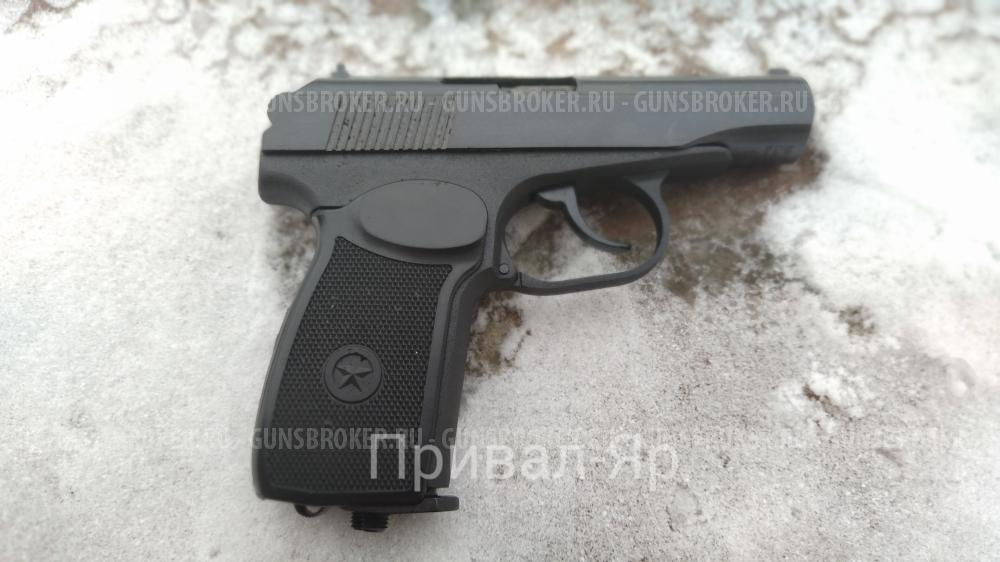 Пневматический пистолет МР-654К-32 Baikal (ПМ, черная рукоять)