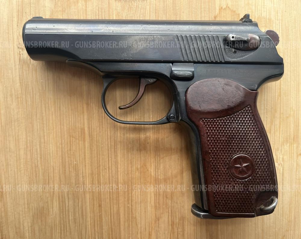 Пневматический пистолет на прямой рамке  MP654К, Baikal, 1954 год