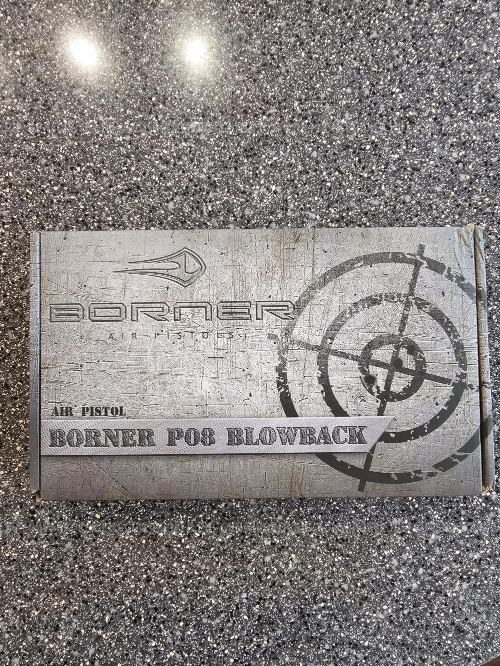 Пневматический пистолет новый Borner (Gletcher) P08 Luger Parabellum