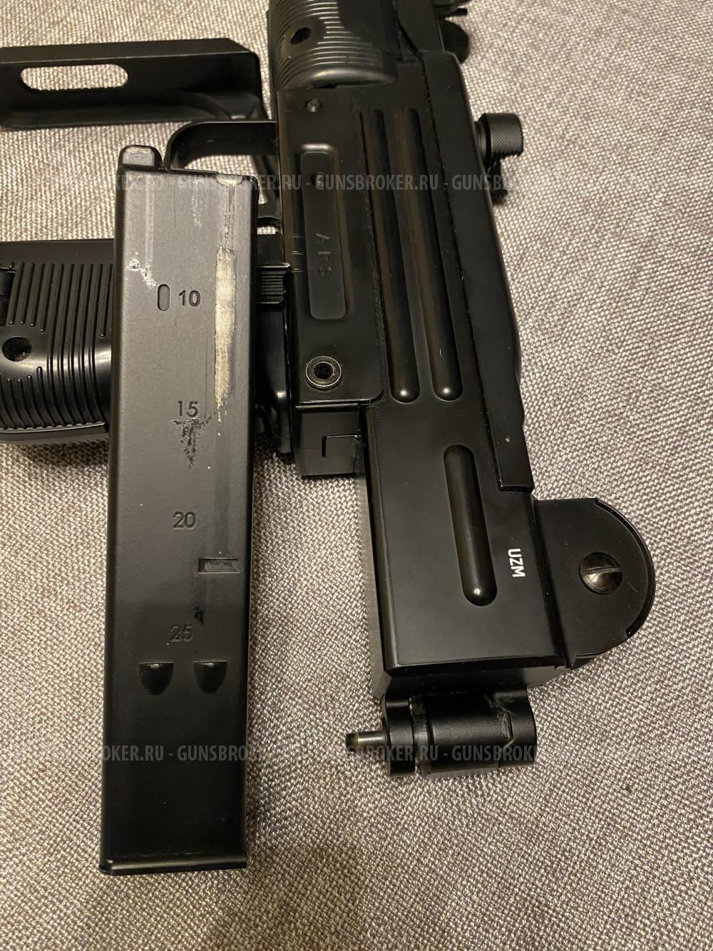 Пневматический пистолет пулемет Gletcher UZM 