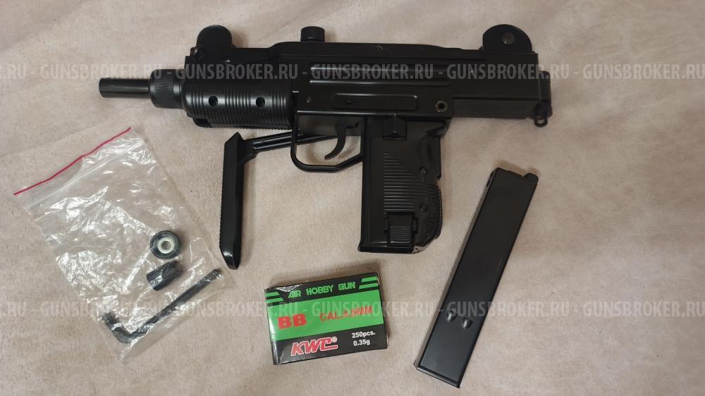 Пневматический пистолет-пулемет KWC (KMB-07HN) Submachine Gun 4.5 мм
