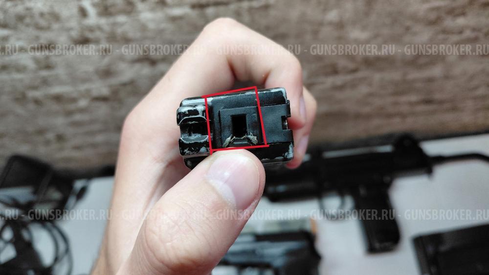 Пневматический пистолет пулемёт УЗИ CO2 4.5mm "UZM Smersh H52"