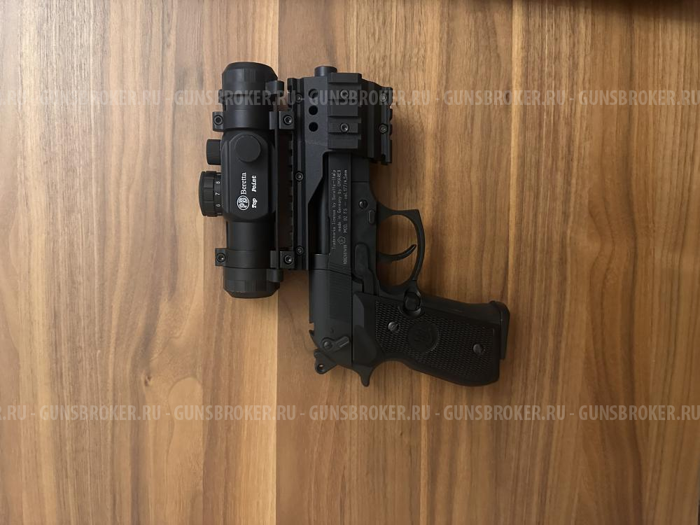 Пневматический пистолет Umarex Beretta M92 FS XX-Treme (глушитель, коллиматор)