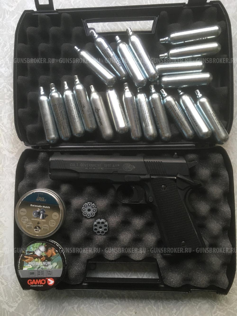 пневматический пистолет umarex colt 1911