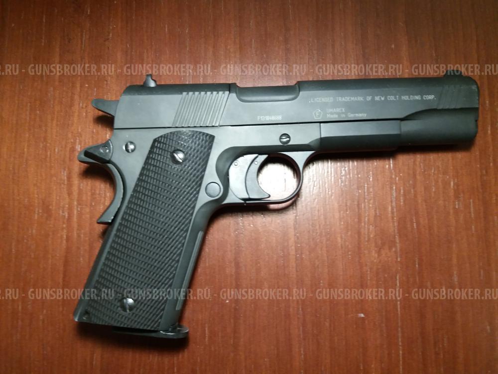 Пневматический пистолет Umarex Colt Government 1911 A1 4.5 мм (пулевой)