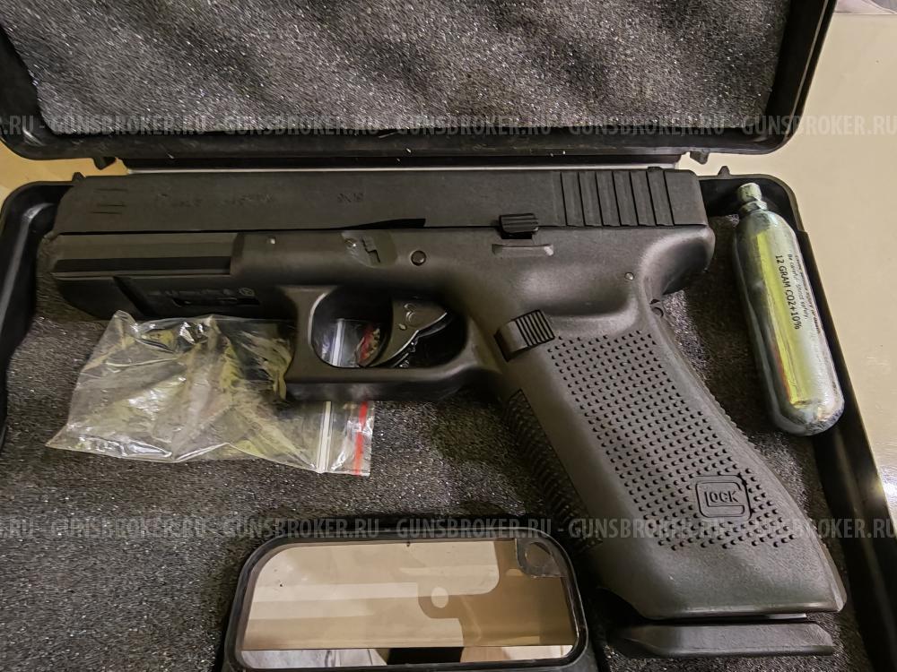 Пневматический пистолет Umarex Glock 17, кал. 4,5 мм (Gen 5, металл, blowback)