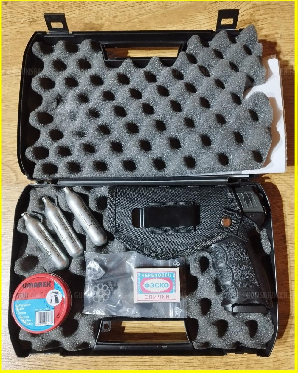 пневматический пистолет UMAREX Heckler & Koch HK P30 4,5мм 3J 