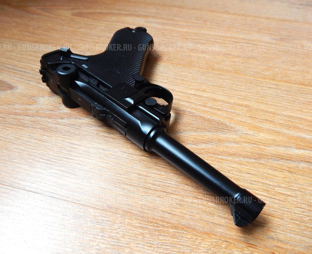 Пневматический пистолет Umarex, P.08(Parabellum) blowback. В идеале. Редкость. Комплект.