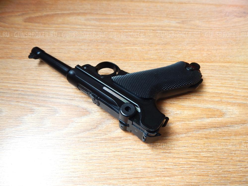 Пневматический пистолет Umarex, P.08(Parabellum) blowback. В идеале. Редкость. Комплект.