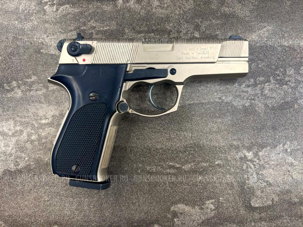 Пневматический пистолет Umarex Walther CP88 Nickel 3 Дж (никель, пулевой, 4.5 мм) | б/у