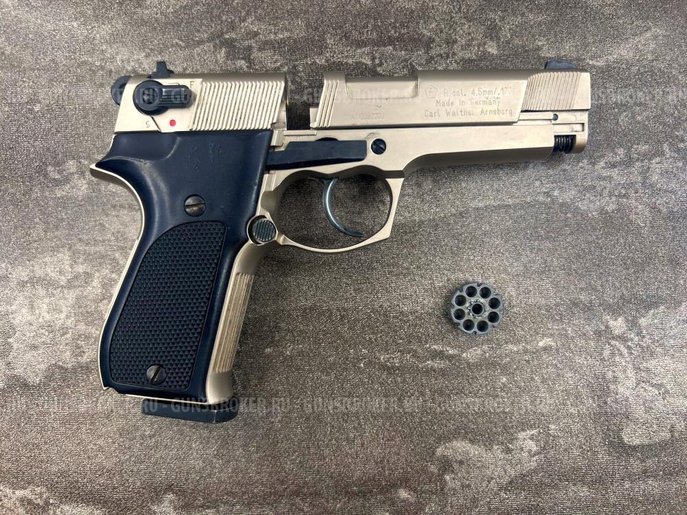 Пневматический пистолет Umarex Walther CP88 Nickel 3 Дж (никель, пулевой, 4.5 мм) | б/у