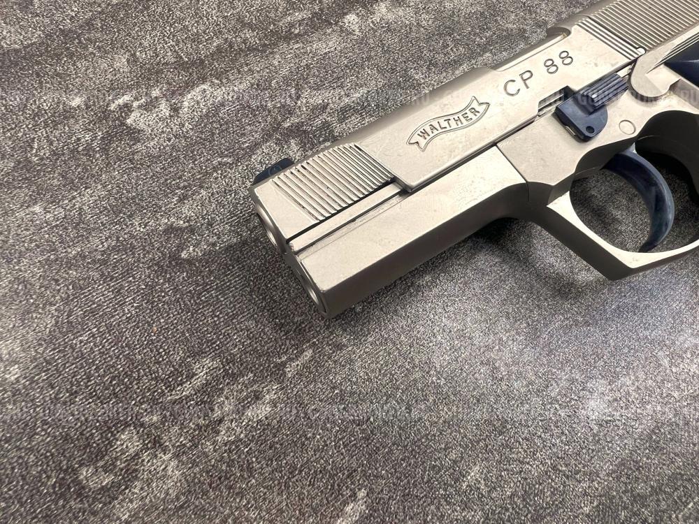 Пневматический пистолет Umarex Walther CP88 Nickel 3 Дж (никель, пулевой, 4.5 мм) | б/у