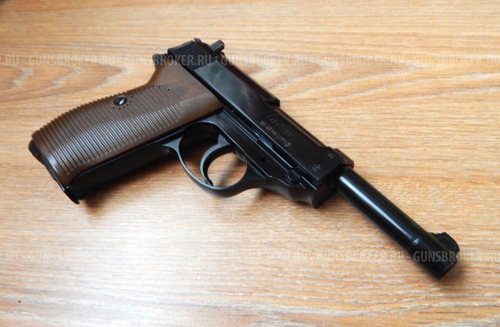 Пневматический пистолет Umarex Walther P38 4.5 мм, новый, с комплектом. Blow Back.