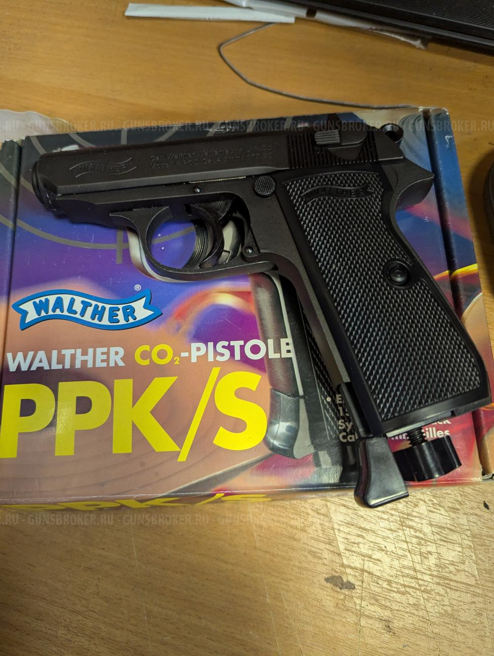  Пневматический пистолет umarex walther ppk/s  