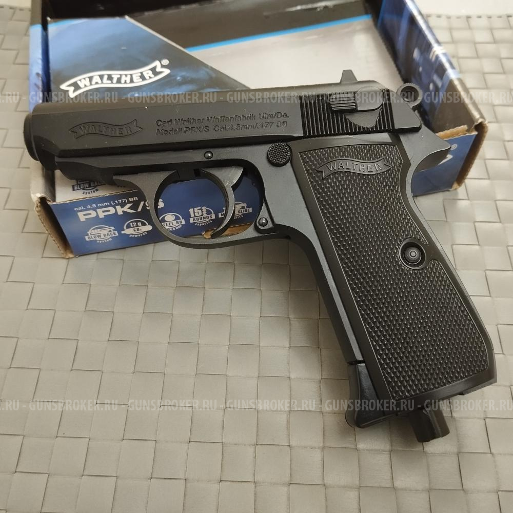 Пневматический пистолет Вальтер Walther PPK/S