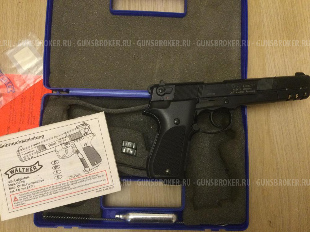Пневматический пистолет Walther CP88 Competition
