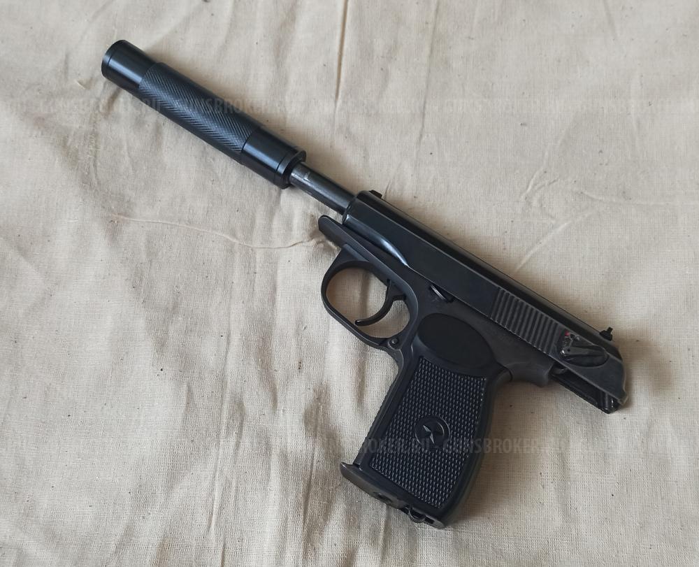 Пневматический ПМ МР-654 гладкий стволик и удлинитель 