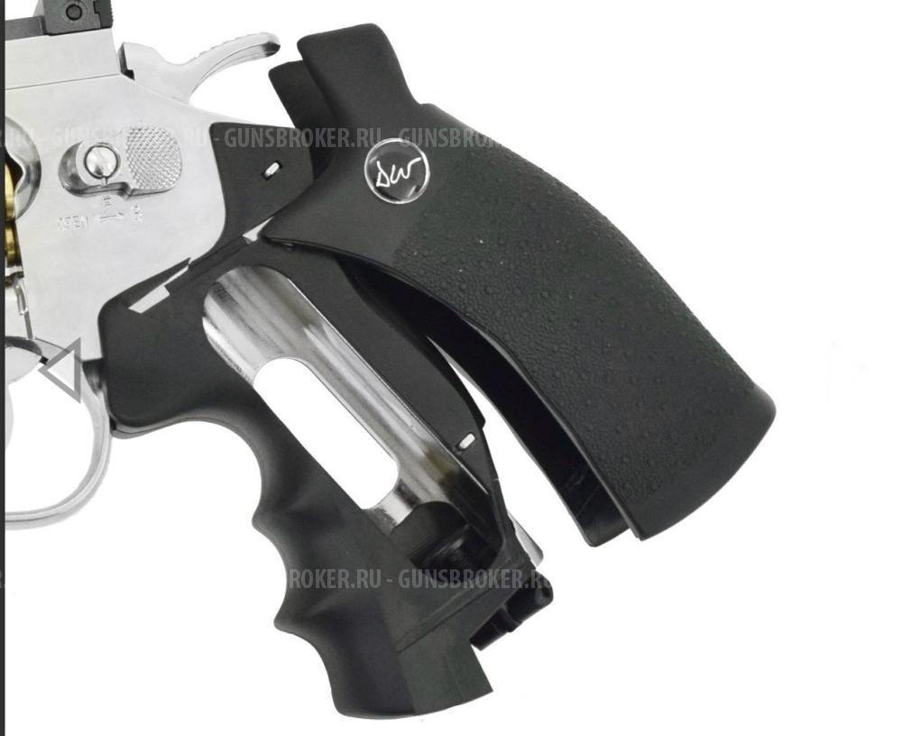 Пневматический револьвер ASG Dan Wesson 2.5 Silver (пулевой)