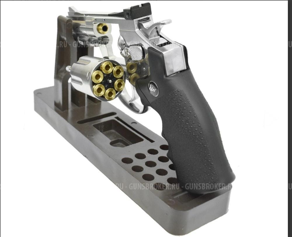 Пневматический револьвер ASG Dan Wesson 2.5 Silver (пулевой)