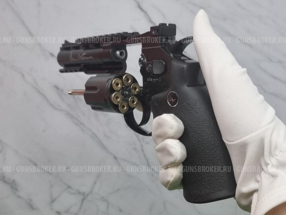 Пневматический револьвер ASG Dan Wesson 4 Black