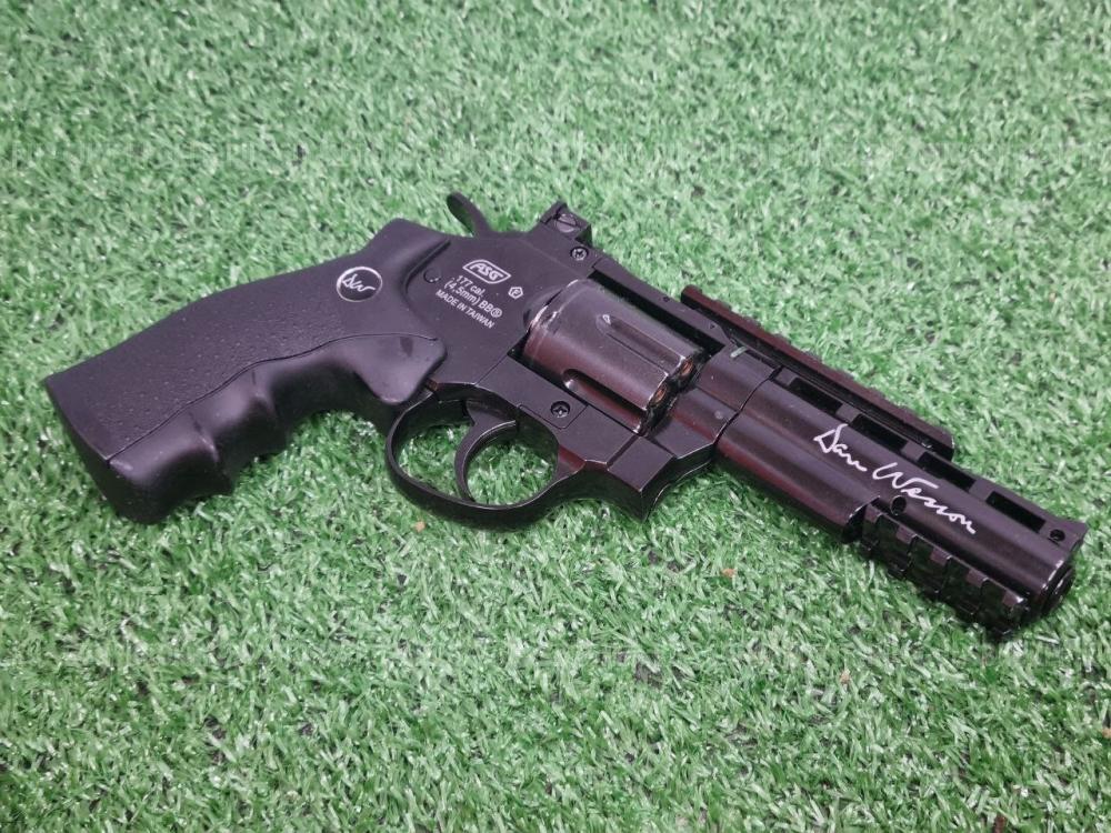 Пневматический револьвер ASG Dan Wesson 4 Black