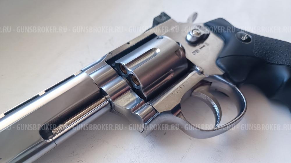 Пневматический револьвер ASG Dan Wesson 6 Silver (арт.16559)