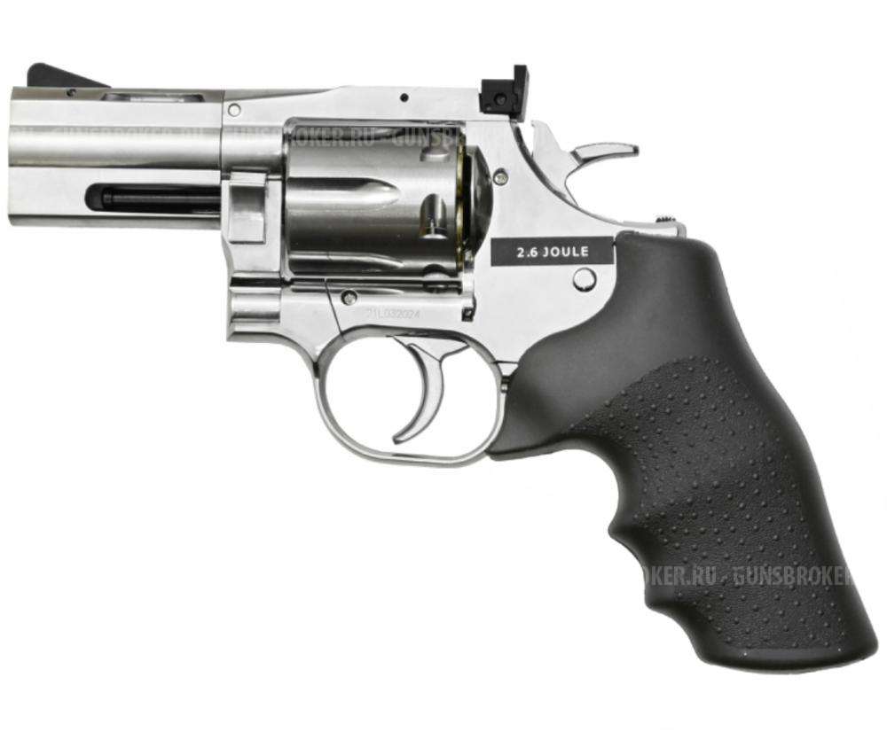 Пневматический револьвер ASG Dan Wesson 715 2.5 Silver 4.5 мм