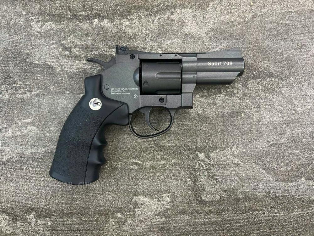 Пневматический револьвер Borner Super Sport 708 (2”, металл, S&W, б/у) 4.5 мм