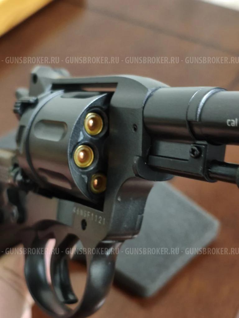 Пневматический револьвер Gletcher Nagan NGT F, (Наган, шарики BB) 4.5 мм 