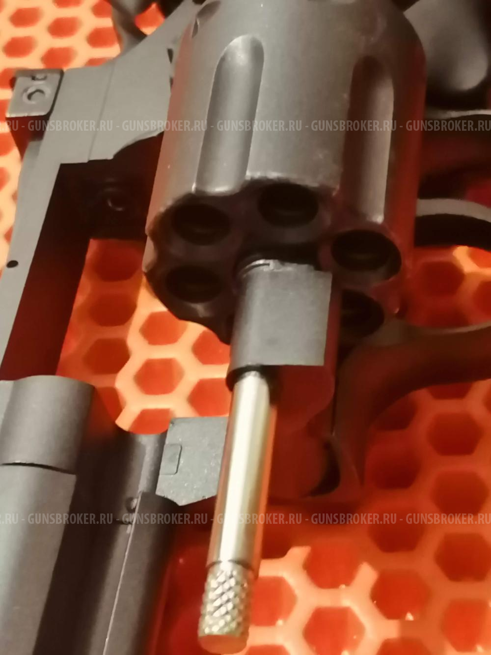 Пневматический револьвер Gletcher SW R6, пулевой.