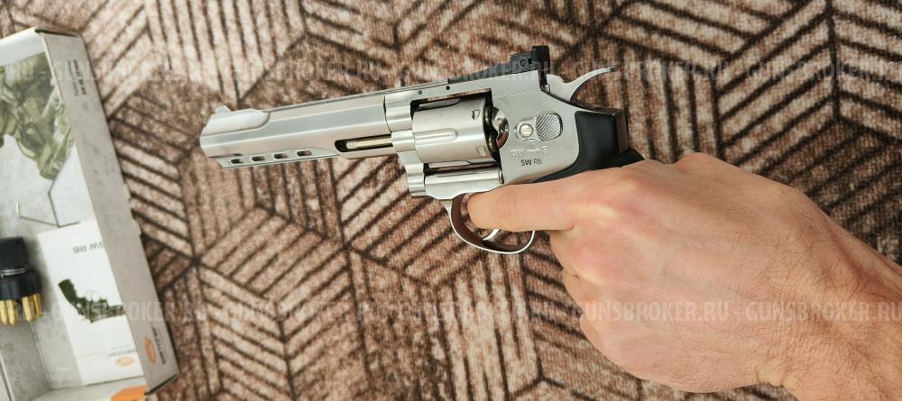 Пневматический револьвер Gletcher SW R6
