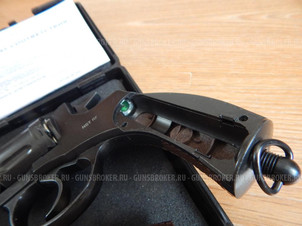 Пневматический револьвер Наган NGT RF Пулевой, от Gletcher. С комплектом. В идеале. Новый.