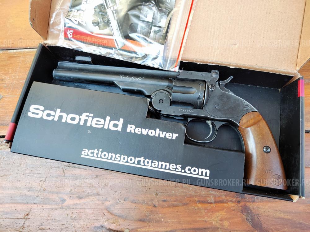 Пневматический револьвер schofield ASG шофилд